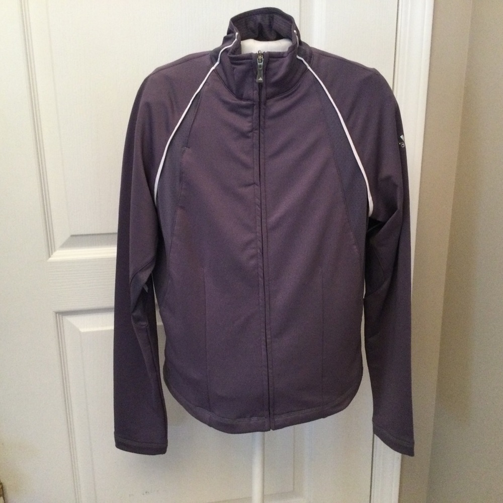 Adidas Clima365 Full Zip Track Jacket Plum Purple Y2K Medium